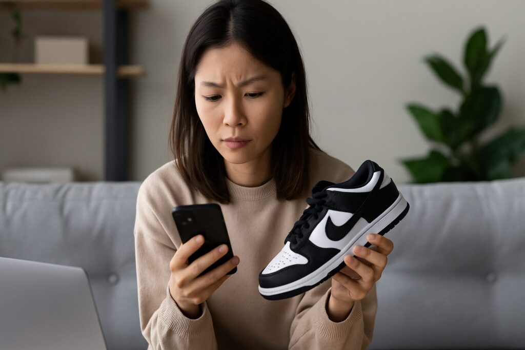 Amazonスニーカーの購入時に気をつける点