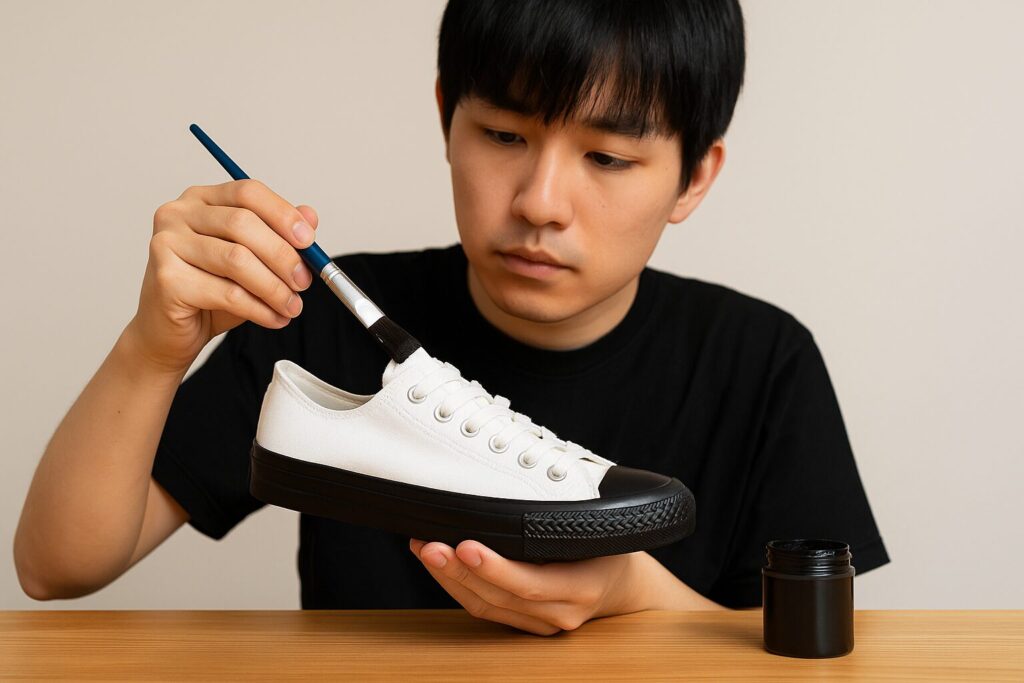 スニーカーソールを黒く塗る方法を初心者向けに完全解説
