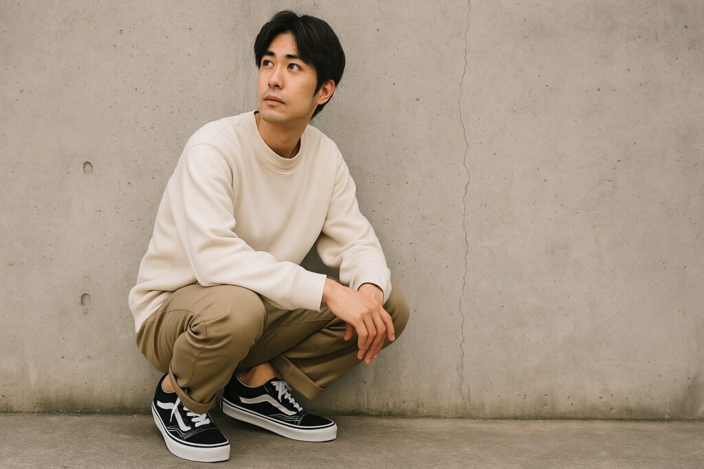 VANSを大きめに履くのはアリ?