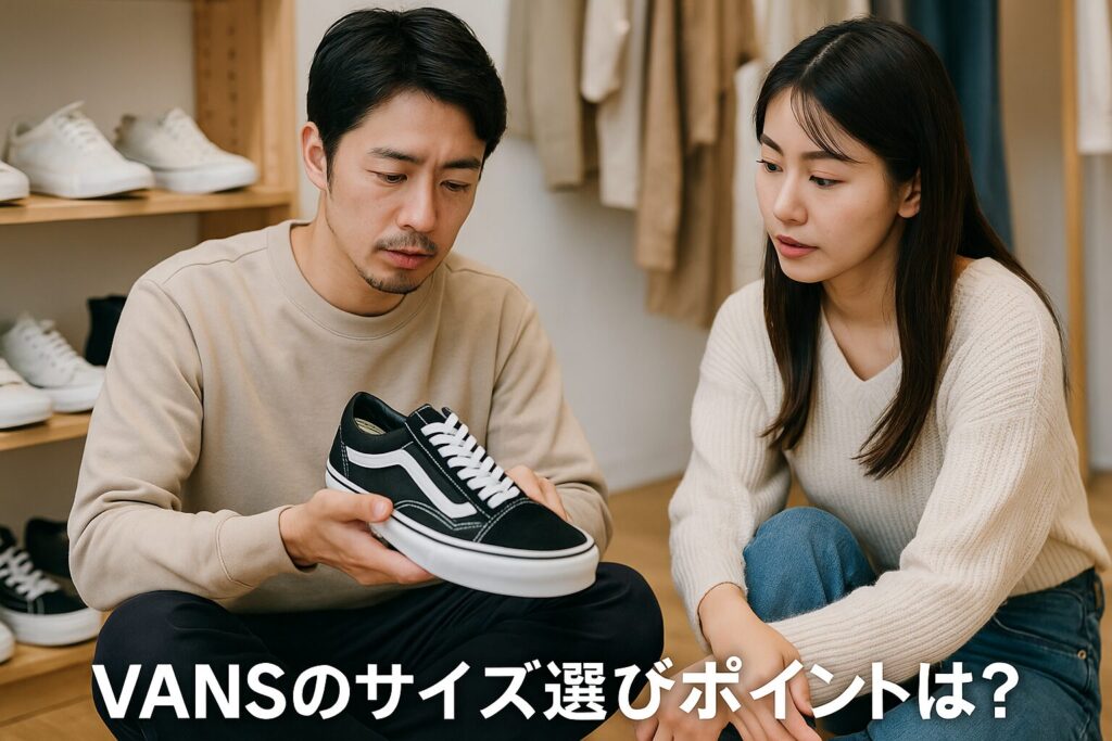 VANSのサイズ選びのポイントは?