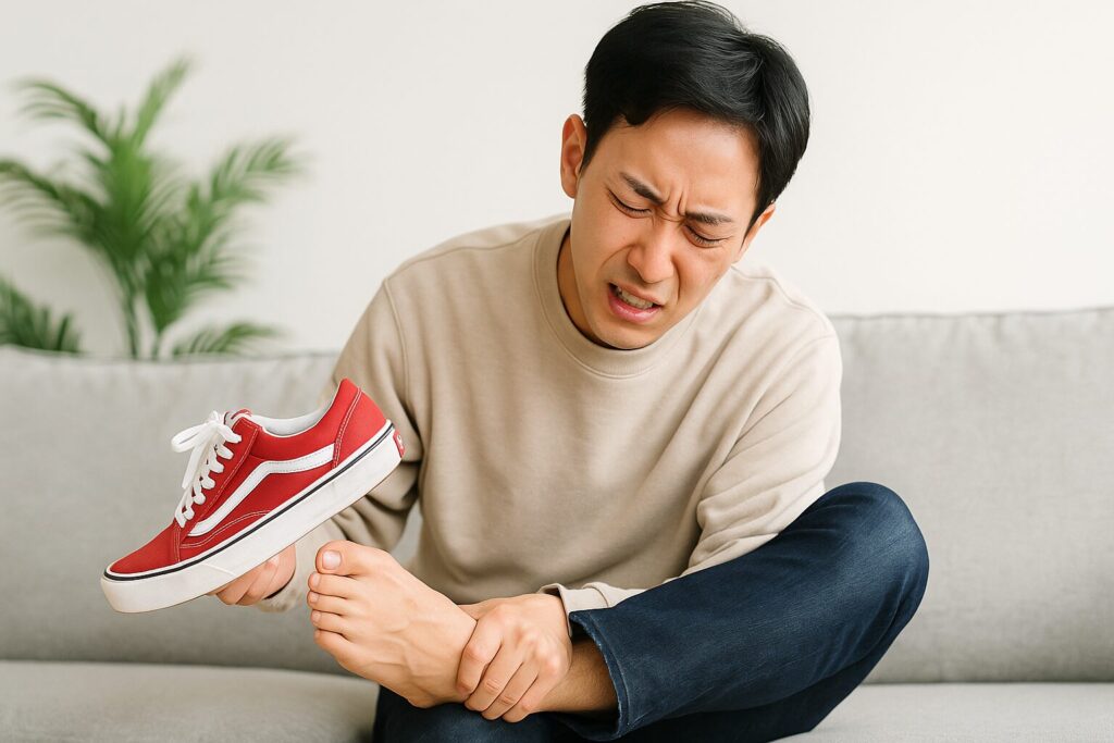 VANSでかかとが痛い原因と対策を解説