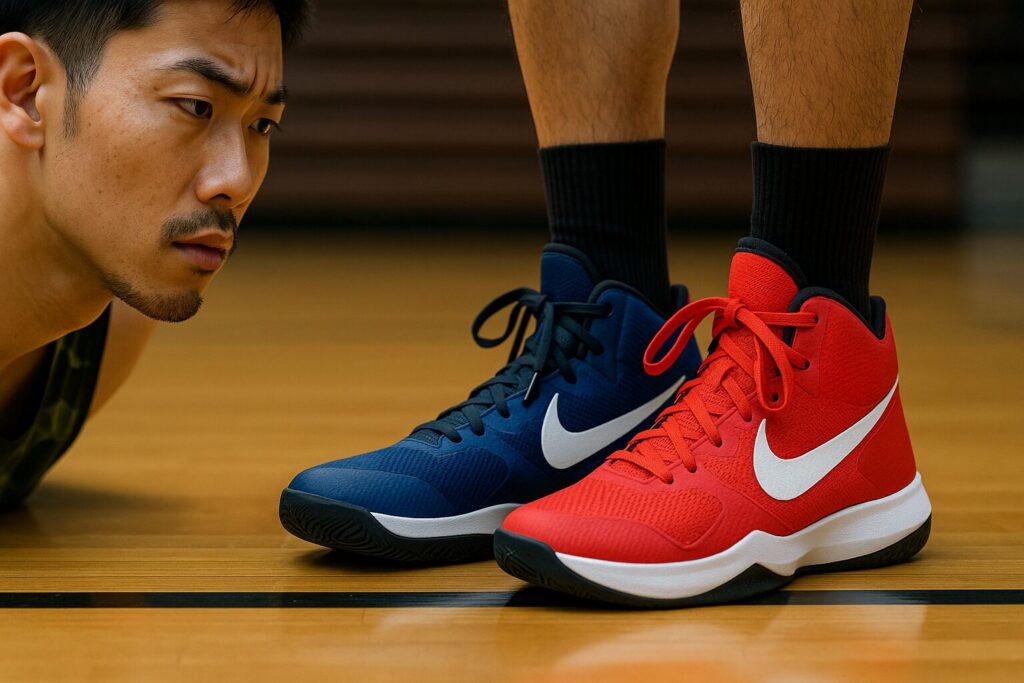 NIKEの左右色違いバッシュはルール違反？