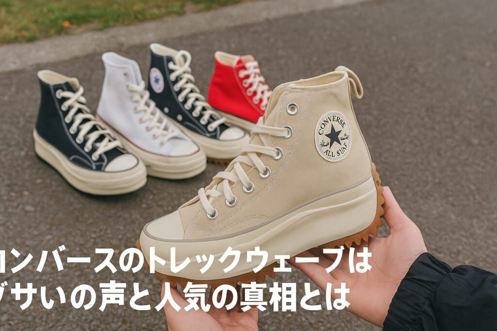 コンバースのトレックウェーブはダサいの声と人気の真相とは