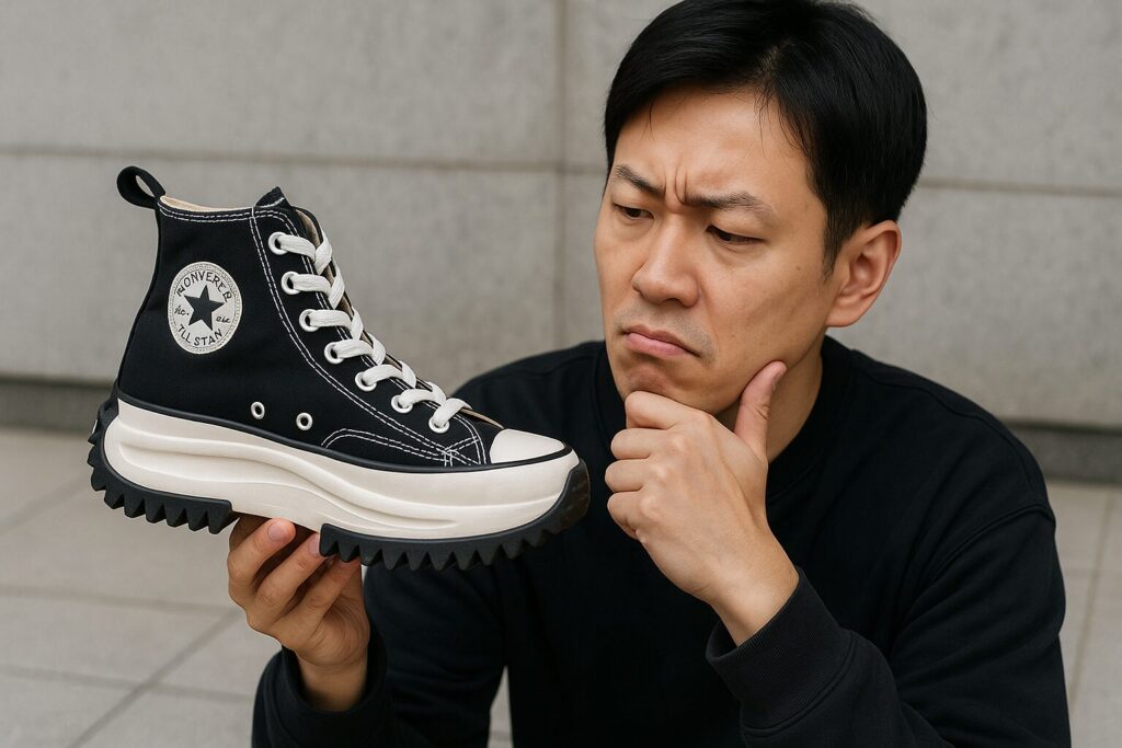 コンバーストレックウェーブの黒は本当にダサい？