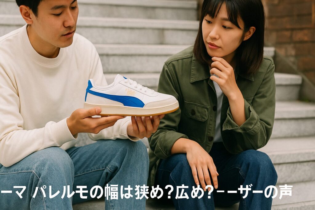プーマ パレルモの幅は狭め？広め？ユーザーの声