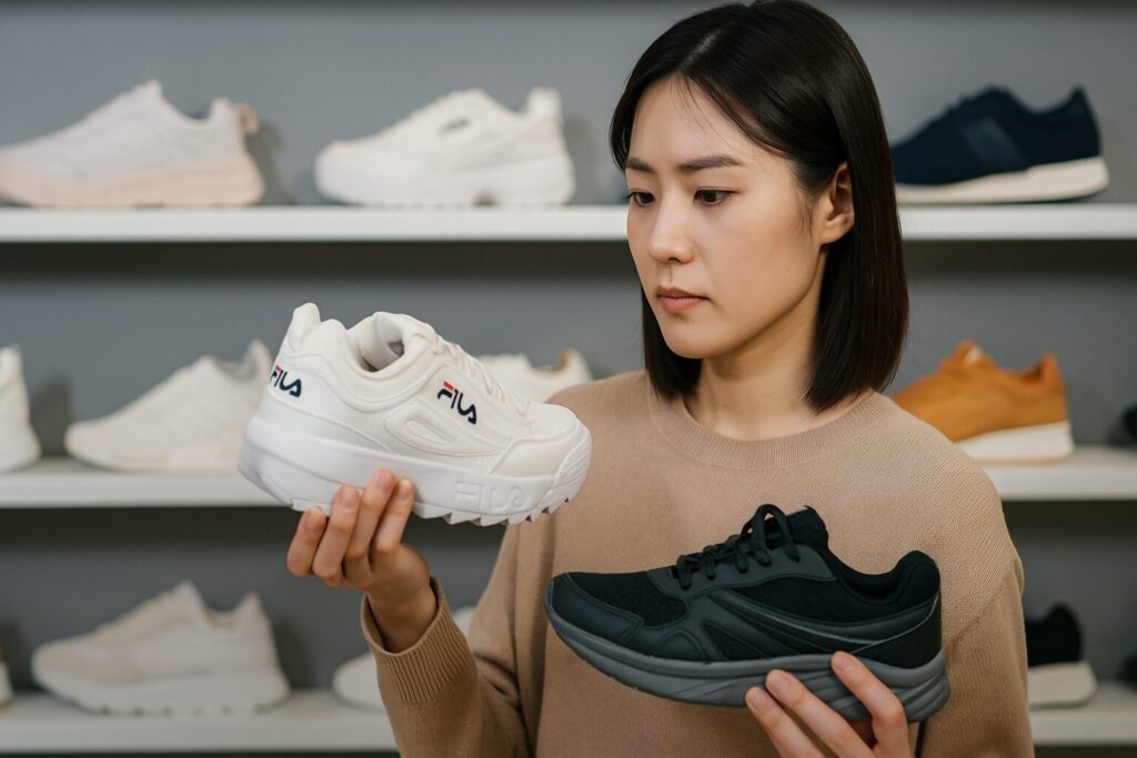 FILAのサイズ感が小さめは本当？他ブランド比較で解説