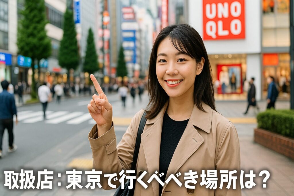 取扱店:新宿で行くべき場所は?