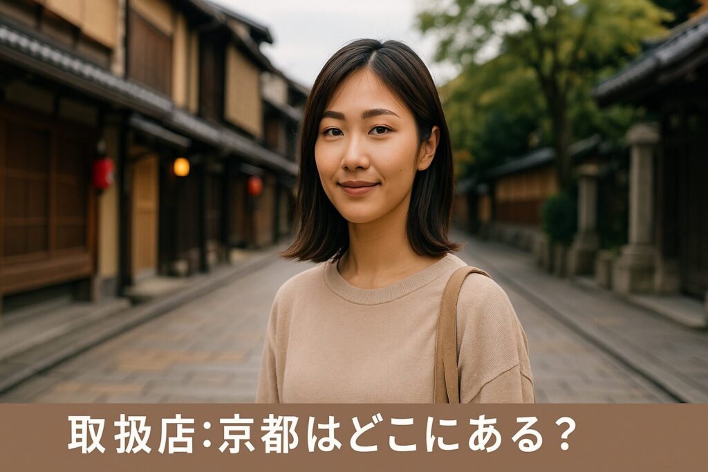 取扱店:京都はどこにある?