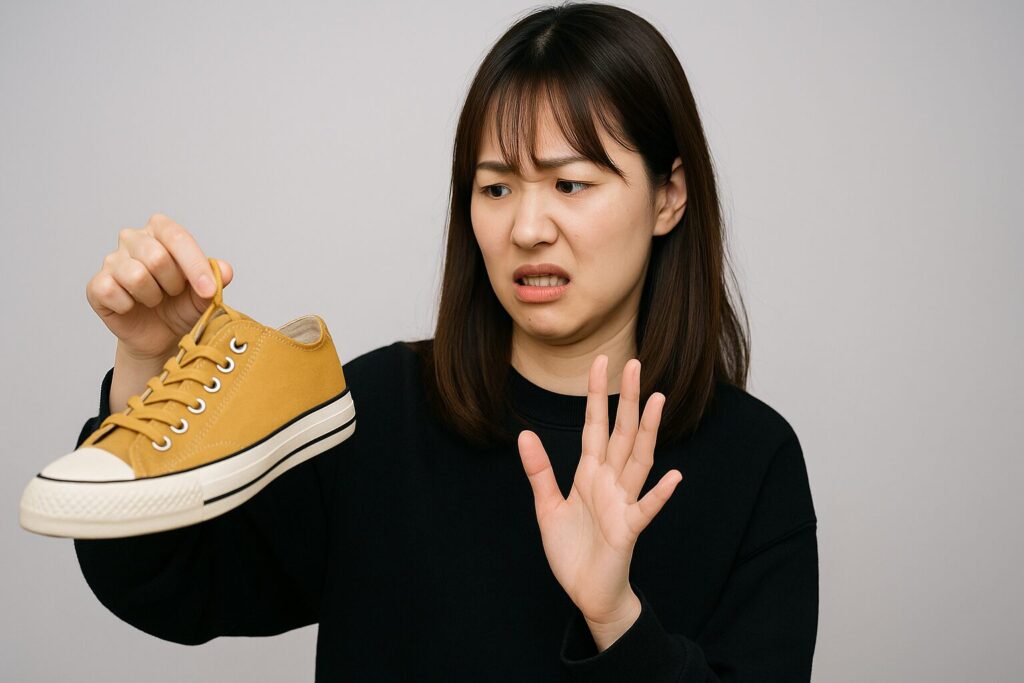 ダサい色のスニーカーは避けるべきか？