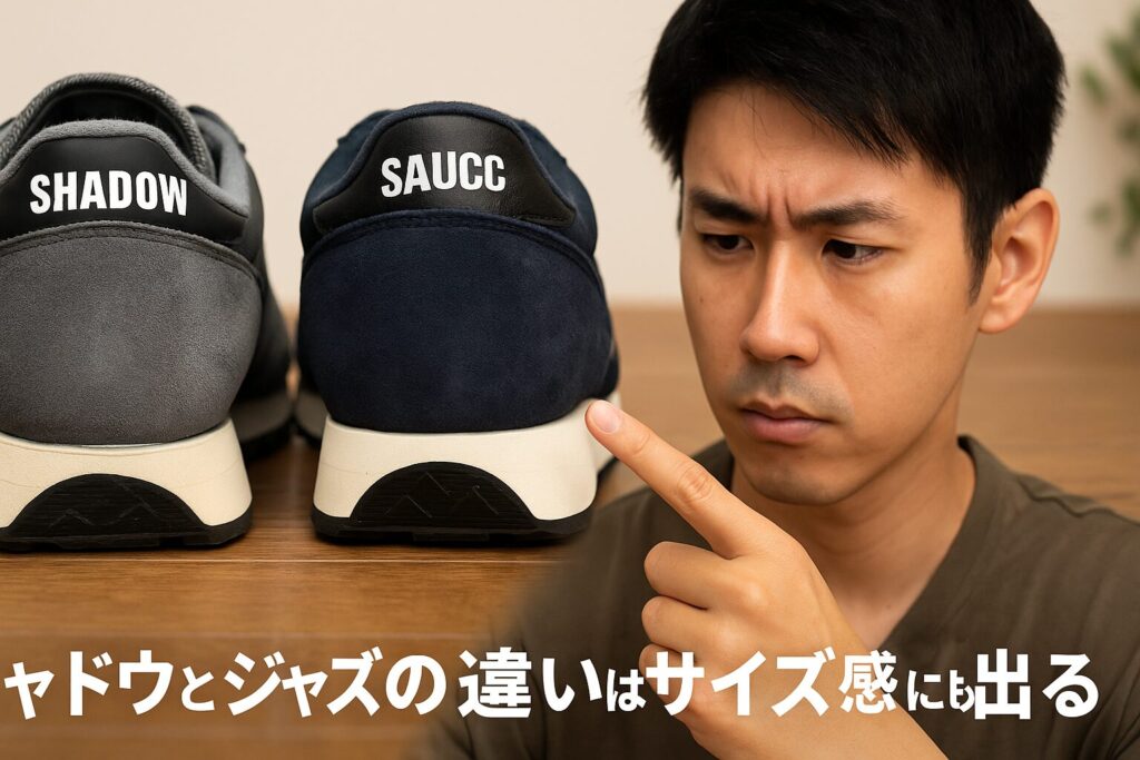 シャドウとジャズの違いはサイズ感にも出る