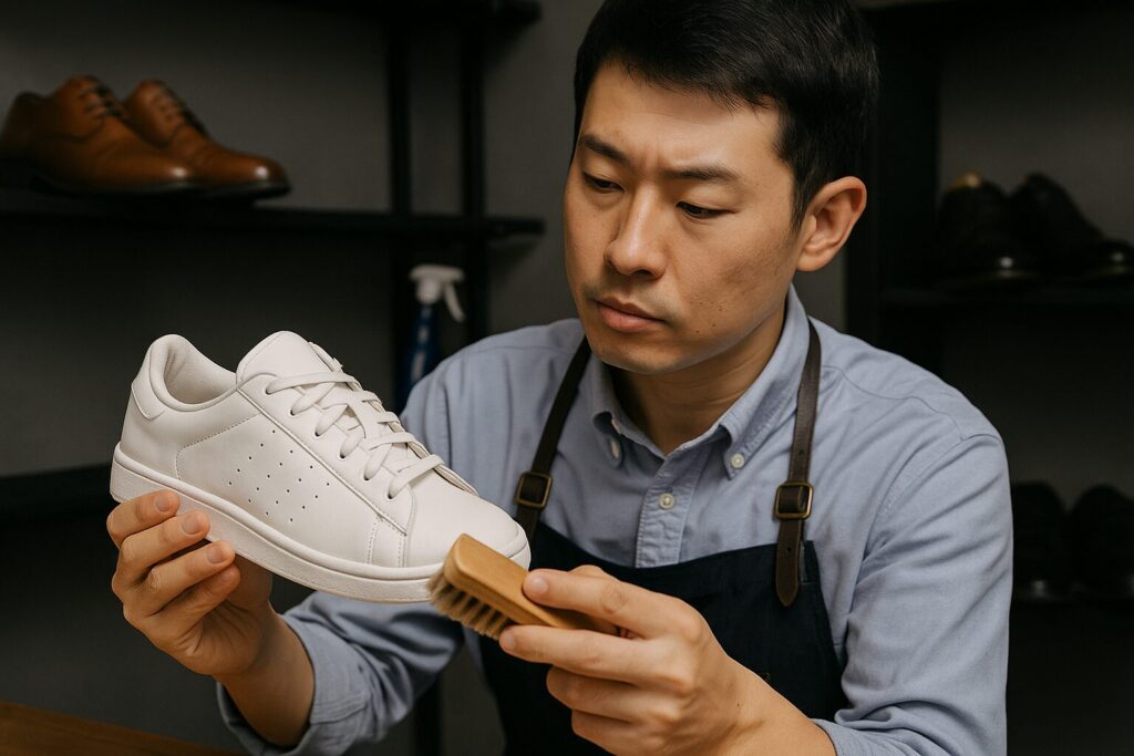 合皮スニーカーのクリーニングはプロに任せるべき？