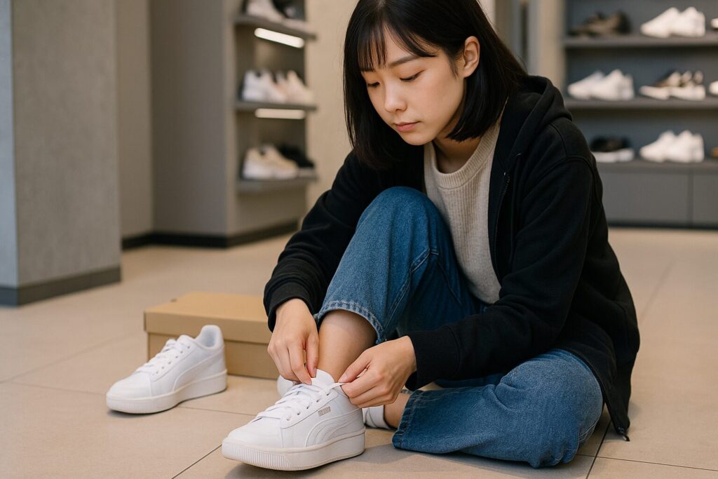 プーマスニーカーのサイズ感:小さめで失敗しない選び方