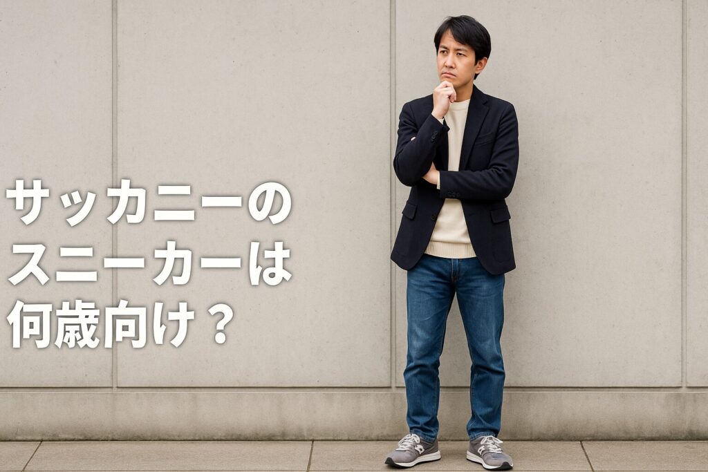 サッカニーのスニーカーは何歳向け?