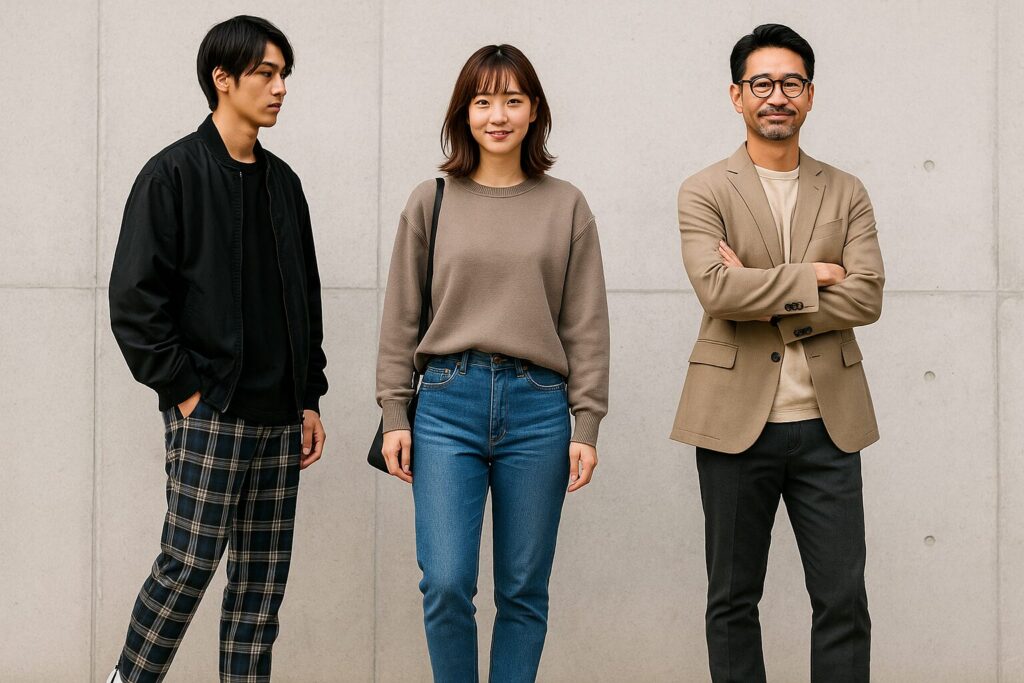 DCシューズの芸能人に見る年齢別コーデ