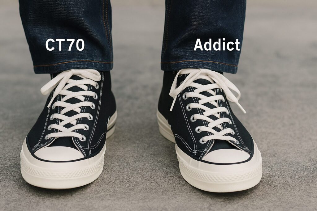 CT70とアディクトのサイズ感と比較