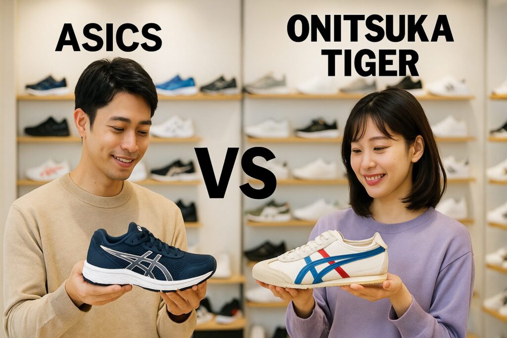アシックスとオニツカタイガーはどう違うのですか？