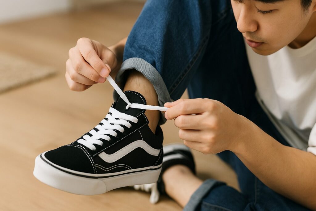 VANSのベロを固定する実践方法