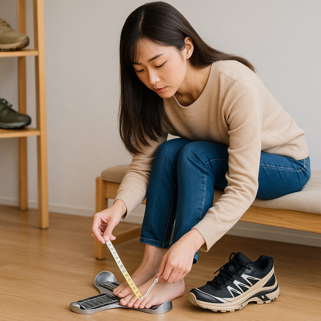 サロモンのサイズ感は小さめか徹底解説