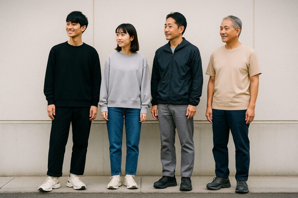 スニーカーと年齢層ごとの購買傾向