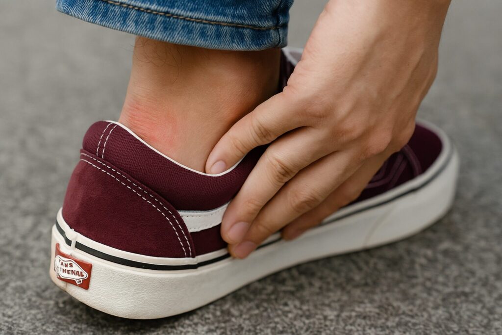 VANSの靴擦れでアキレス腱が痛くなる理由