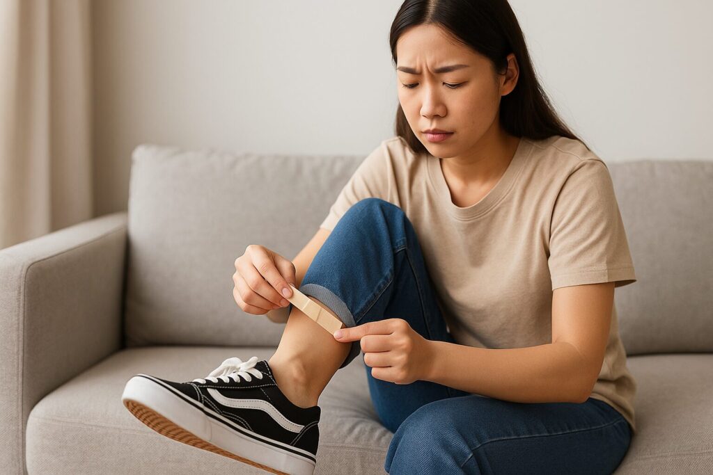 VANSの靴擦れ対策に有効な方法は?