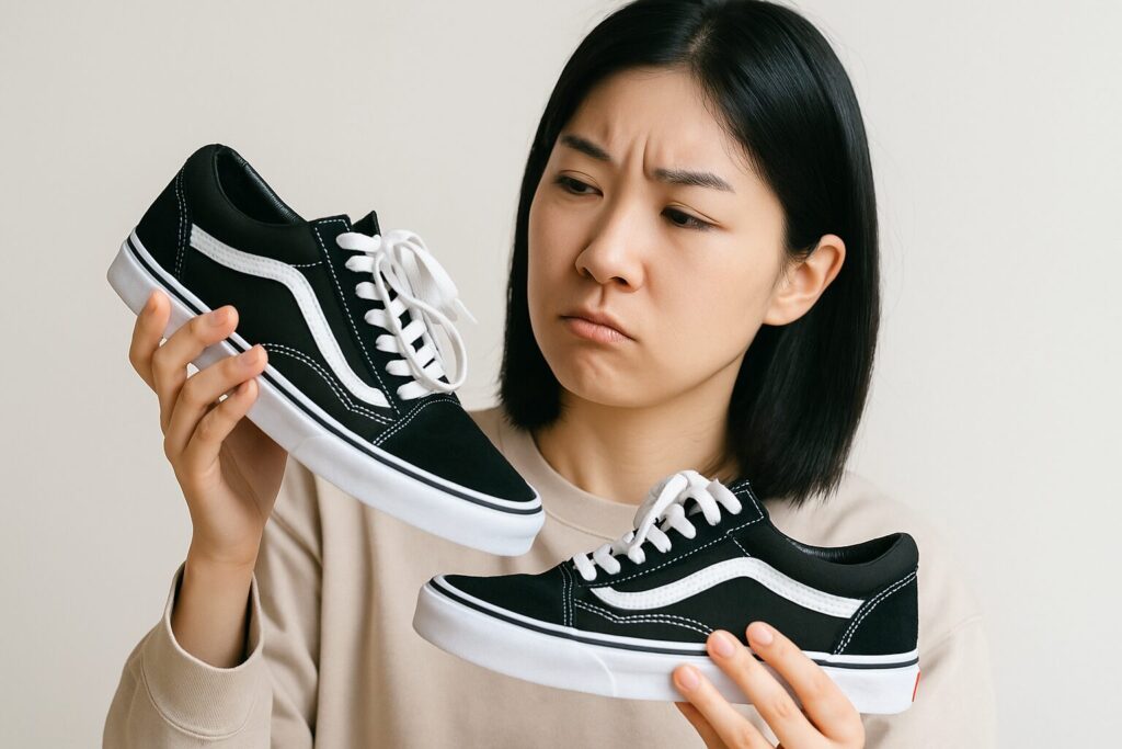 VANSを大きめに履くのは正解?
