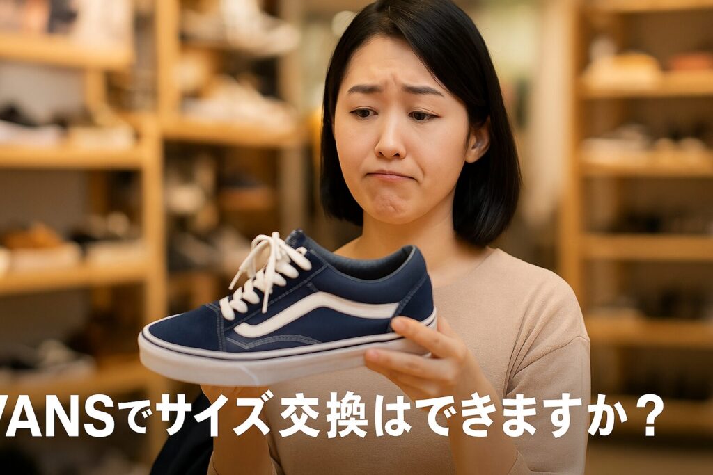 VANSでサイズ交換はできますか?