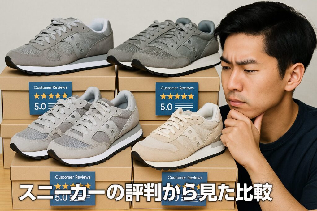 スニーカーの評判から見た比較