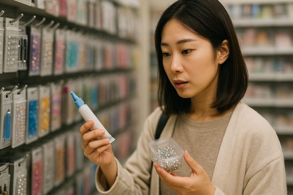 ストーンデコの接着剤はどこに売ってるのか