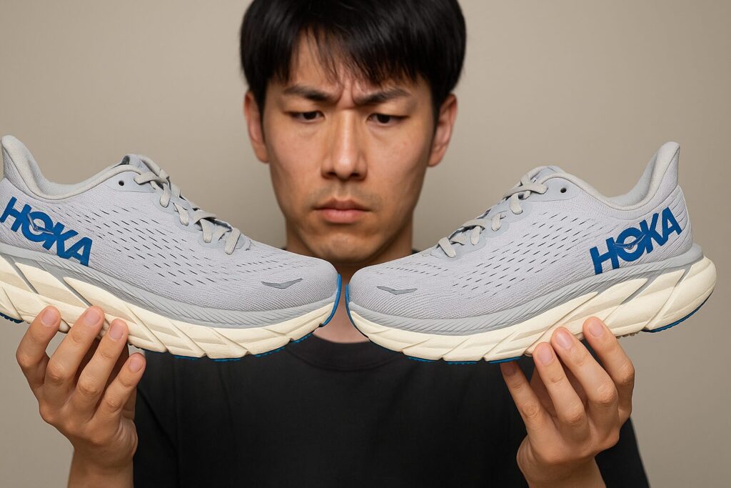 クリフトン9の見分け方と本物比較