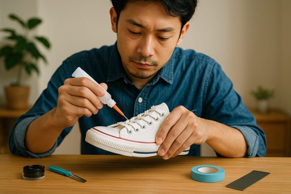 スニーカーの側面剥がれ修理を徹底解説