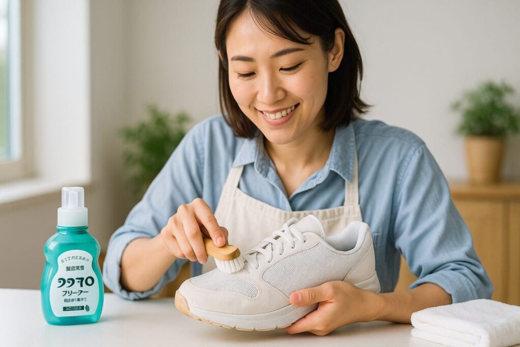 メッシュスニーカーをウタマロで洗う方法