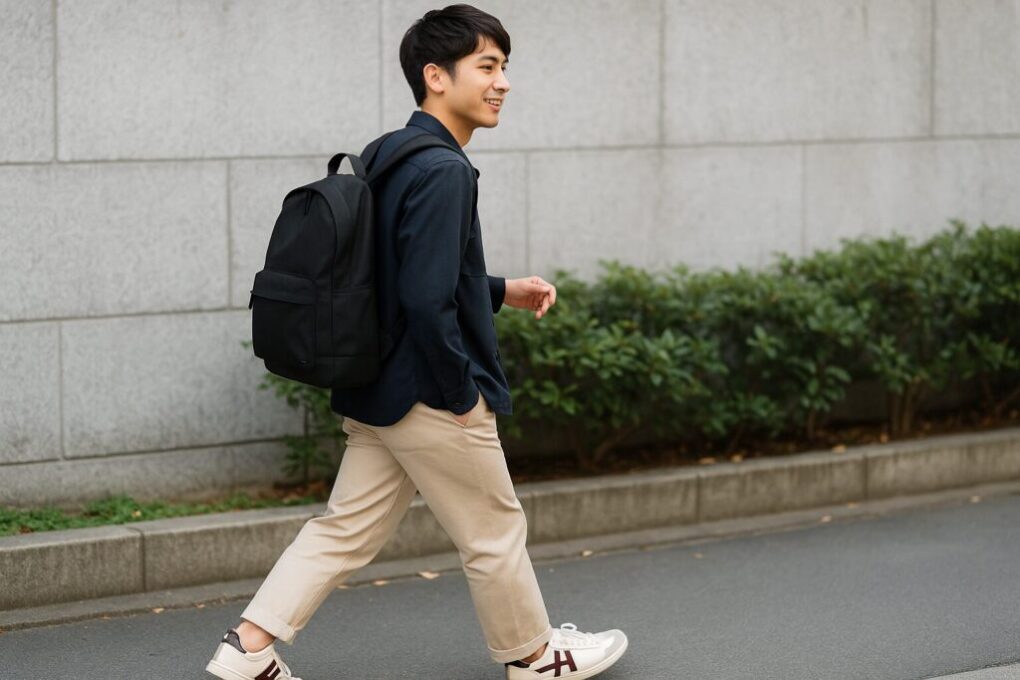 リュックとの組み合わせやコーデ術