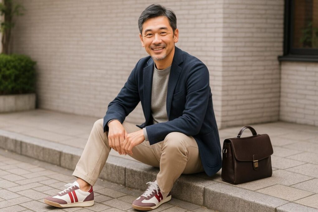 モーブスがおじさんに似合うか検証