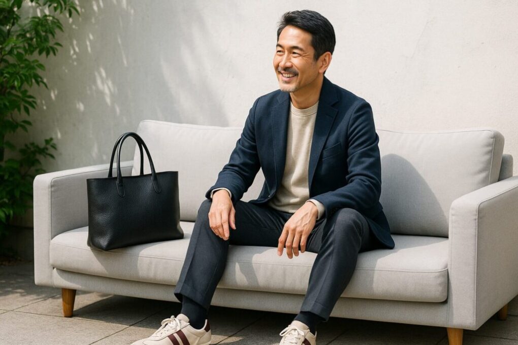 モーブスでおじさんが選ぶ着こなし