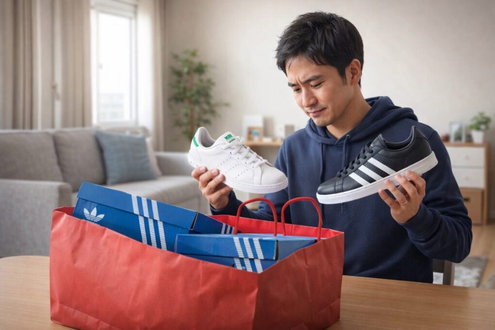 アディダスのスニーカー福袋は得？中身と買い方