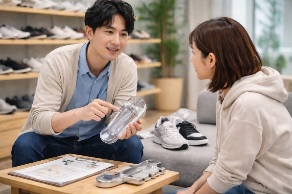 ギリシャ型のスニーカー基礎