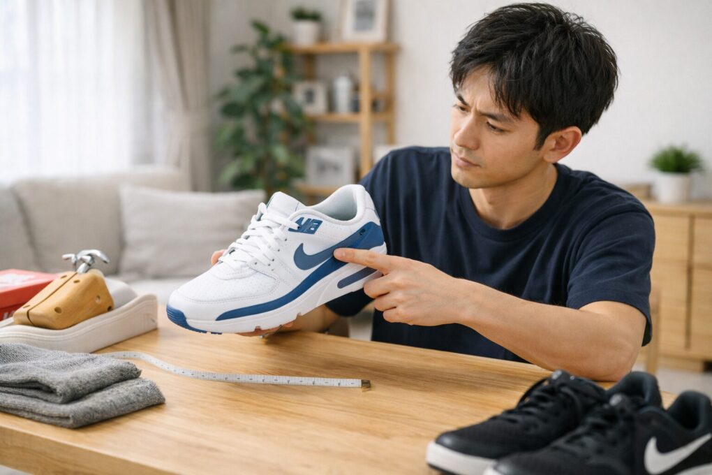 幅狭いナイキスニーカーの特徴