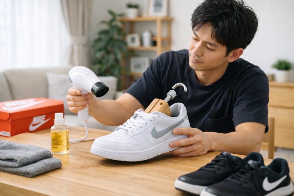 自分でできるナイキスニーカーの幅を広げる方法