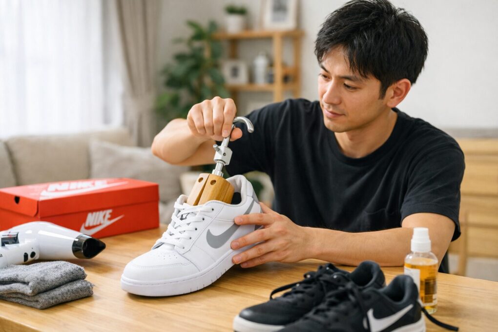 ナイキスニーカーの幅を広げる方法と注意点