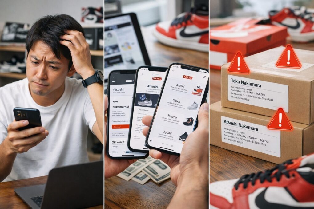 複数アカウント使用の注意点