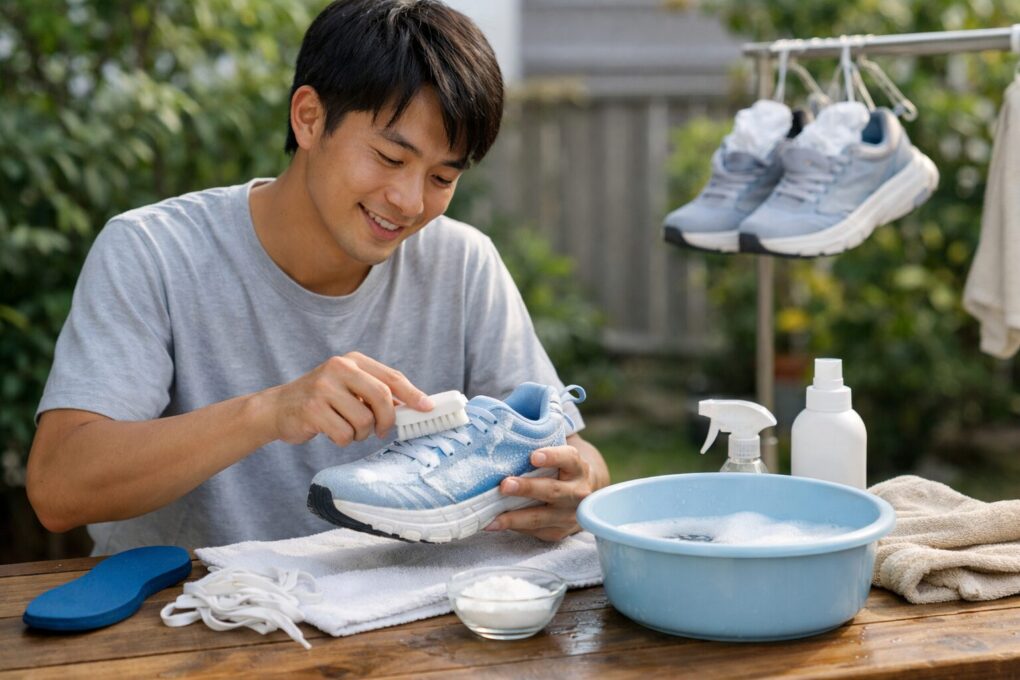 HOKAスニーカーの正しい洗い方