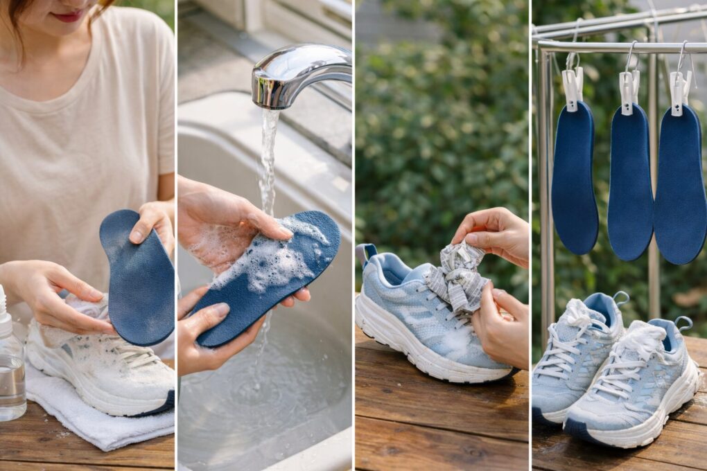 インソールの洗い方と臭い
