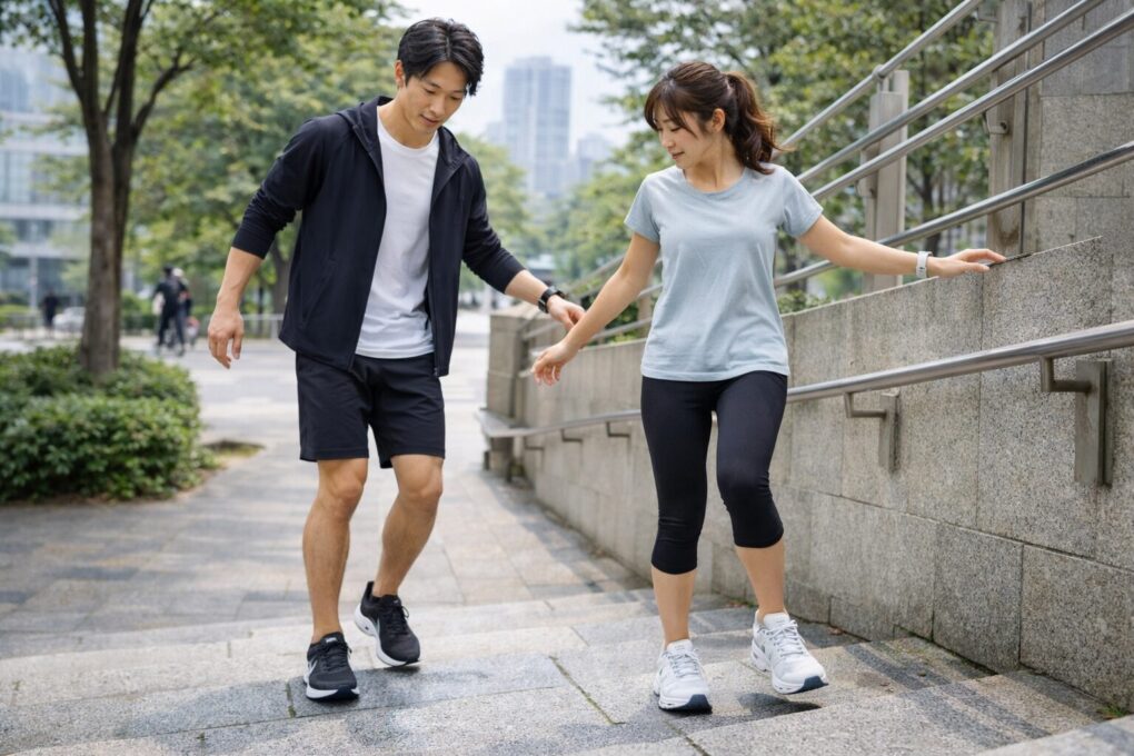 安定性と歩きやすさ