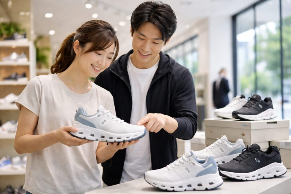 onスニーカーのヒール高さの基本