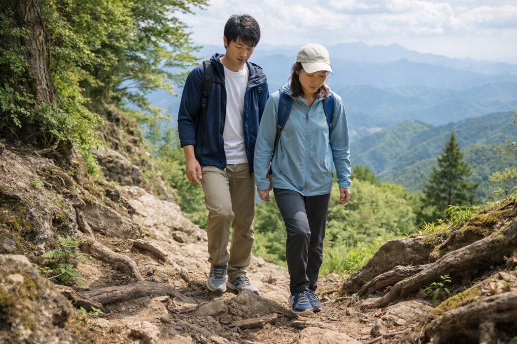 登山でスニーカーが危ない理由とスニーカーで行ける山の見極め方