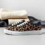 レオパードやアニマル柄のスニーカーコーデは引き算！大人の悩み解決