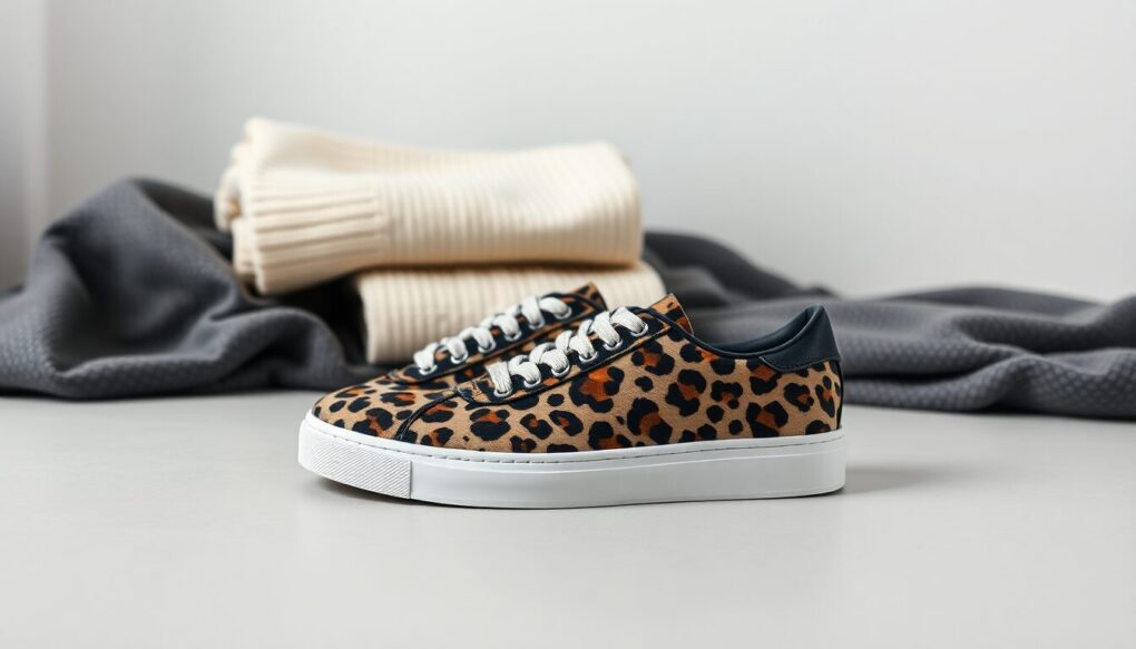 レオパードやアニマル柄のスニーカーコーデは引き算!大人の悩み解決